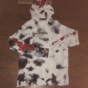 Young And Reckless Floral Tye Dye Hoodie